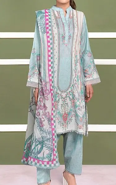 Pakistani Sweet Lawn-Light Blue